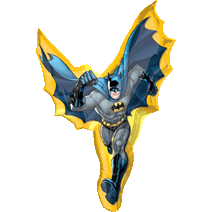 39-Inch Batman Action Shape Foil Balloon