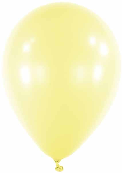 Anagram Macaron Lemon 18 Inch Latex Balloons, 50 Count