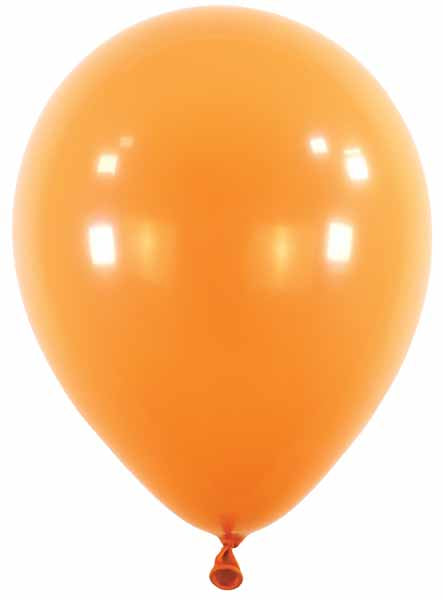 Tangerine Orange 18 Inch Latex Balloons, 50 Count