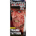 Tinsley Transfers Torched Trauma FX Tattoo