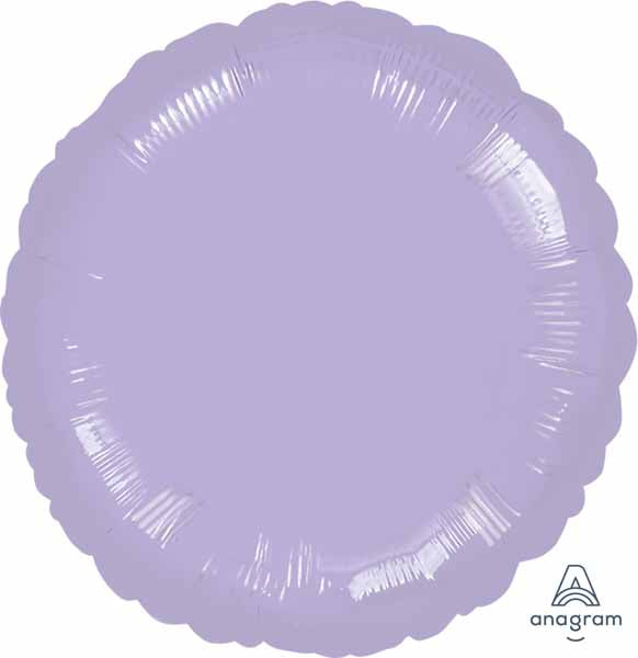 18 Inch Pastel Lilac Round Foil Balloon