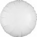 18-Inch Metallic White Round Foil Balloon