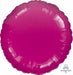 18-Inch Metallic Fuchsia Round Foil Balloon