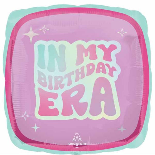 Pop Star Happy Birthday 18" Square Balloon