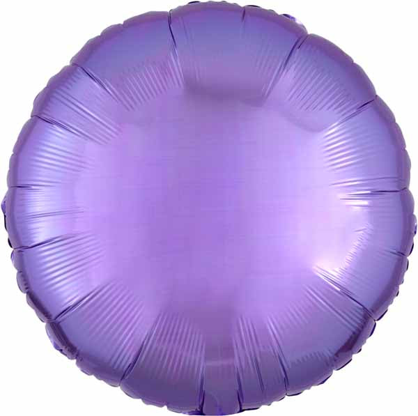 18 Inch Pearl Lavender Round Foil Balloon
