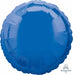 Anagram 18 Inch Dark Blue Round Foil Balloon