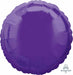 18-Inch Quartz Purple Round Foil Balloon