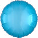 Anagram 18-Inch Caribbean Blue Round Foil Balloon
