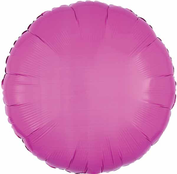 Anagram 18-Inch Bubble Gum Pink Round Foil Balloon