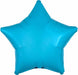 19 Inch Caribbean Blue Star Foil Balloon