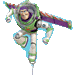 Toy Story Buzz Lightyear 14-Inch Mini Shape Foil Balloon