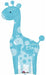 Safari Baby Boy Giraffe 42-Inch Foil Balloon