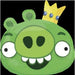 Angry Birds King Pig 23-Inch Foil Balloon