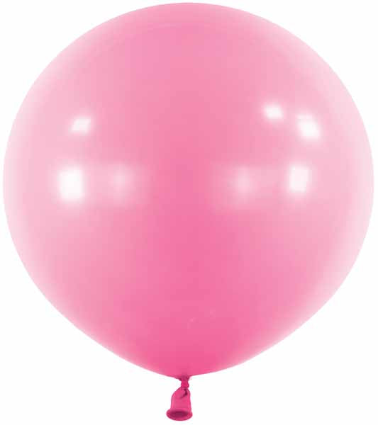 Pink 24 Inch Latex Balloons, 4 Count