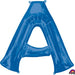 Blue Letter A Balloon, 34 Inch