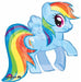 My Little Pony Rainbow Dash 28-Inch Foil Balloon