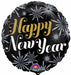 NEW YEAR PIZAZZ 18" HOLO RND S55 PKG