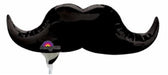 Black Moustache Mini Shape Foil Balloon