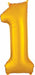 34 Inch Gold Number 1 Foil Balloon