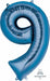 26" Blue Number 9 Balloon