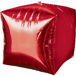 Red Cubez 15 Inch Foil Balloon
