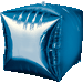 Blue Cubez 15 Inch Foil Balloon