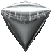Silver Diamondz 15 x 17 Inch Foil Balloon