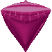 Bright Pink Diamondz Foil Balloon, 16 x 17 in