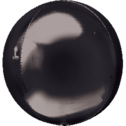 Anagram Black Orbz XL 16-Inch Foil Balloon