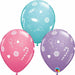 Candies & Confetti 11-Inch Printed Latex Balloons, 50 Count