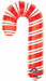 37-Inch Holiday Candy Cane Foil Balloon