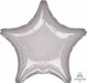 19 Inch Metallic Silver Star Foil Balloon