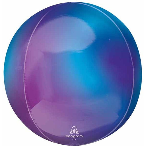 Blue Aura Stardust 16" Orbz Foil Balloon