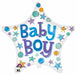Baby Boy Star 18-Inch Foil Balloon