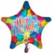 Happy Birthday Sparkle 19-Inch Holographic Foil Balloon