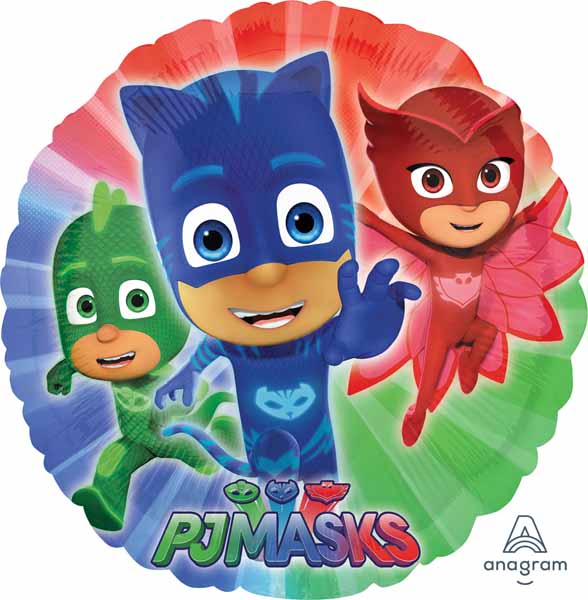 PJ Masks 18-Inch Round Foil Balloon