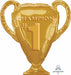 Gold Trophy 28-Inch Foil Balloon