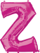 34-Inch Pink Letter Z Balloon