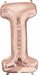 32-Inch Rose Gold Letter I Balloon