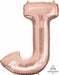 16" Rose Gold Letter J Balloon
