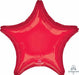 Red 28 Inch Jumbo Star Foil Balloon