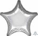 Jumbo Silver Star Foil Balloon, 28 Inch
