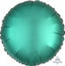 18-Inch Jade Satin Luxe Round Foil Balloon