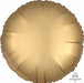 18 Inch Gold Sateen Satin Luxe Round Foil Balloon