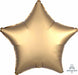 19" Gold Satin Star Foil Balloon