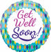 Get Well Diamonds 18-Inch Foil Balloon