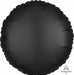 Onyx Satin Luxe Round Foil Balloon, 18 Inch