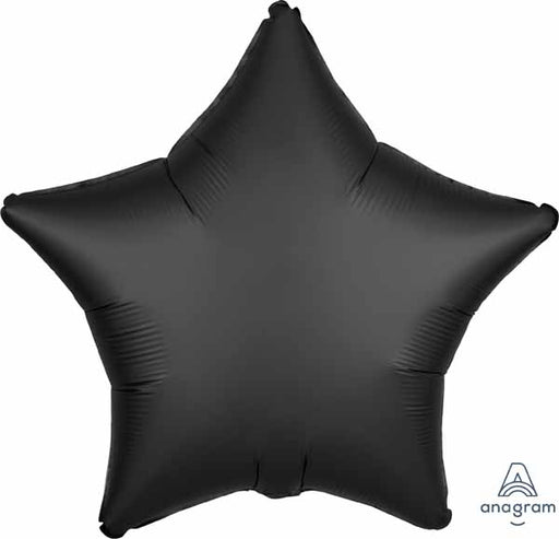 Onyx Satin Luxe Star Foil Balloon, 19 Inch