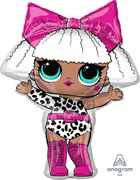 L.O.L. Surprise! Diva 34-Inch Shaped Foil Balloon