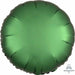 Emerald Satin Luxe 18-Inch Round Foil Balloon